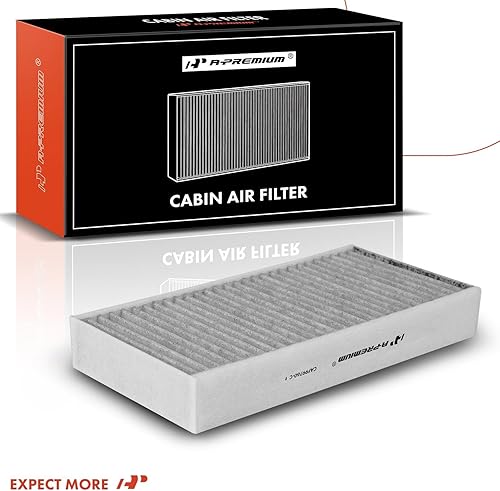 Miniatura 9 de A-Premium Filtro de aire de cabina de 2 piezas con carbón activado compatible con BMW X1 2016-2022, X2 2018-2022, i3 2014-2021, i3s 2018-2021 y Mini