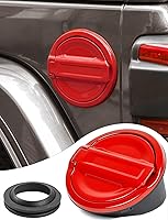 Vista 7 de Savadicar Cubierta de tapa de gasolina, puerta de tanque de llenado de combustible compatible con Jeep Wrangler JL JLU 2018-2025 4xe 2 y 4 puertas