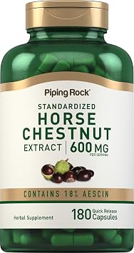 Piping Rock Horse Chestnut Extract Supplement | 180 Capsules
