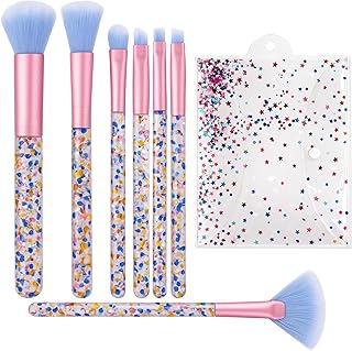 Juego de 7 brochas de maquillaje Crystal Spar...
