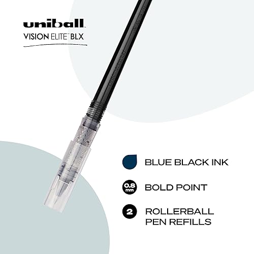 Vista 2 de Uni-ball Vision Elite BLX - Bolígrafos de infusión Blx Azul-negro