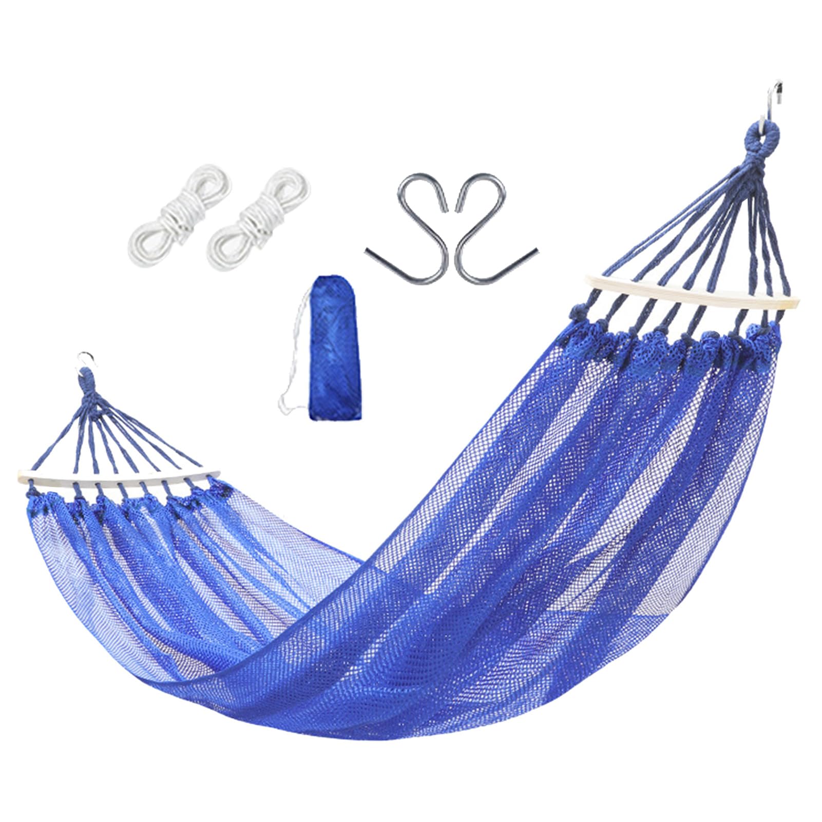 Lit hamac en soie maille robuste portable lit balançoire rafraîchissant