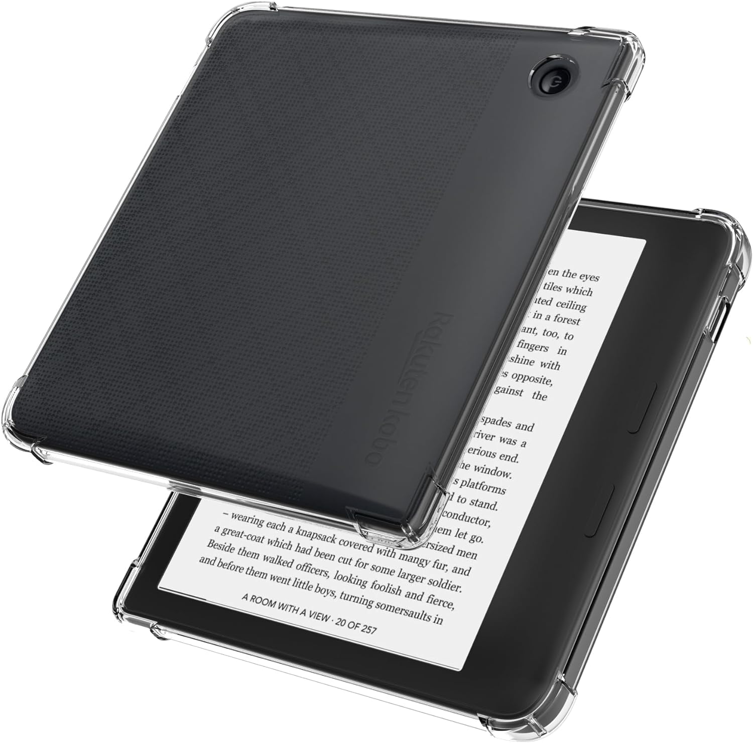 Sponsored Ad - for 7'' Kobo Libra Colour Case Clear 2024 (N428),Slim Reinforced Corners Cover for Kobo Libra 2 Cover 2021 (N418),Shockproof Soft TPU Back Shell for E-Reader-Clear