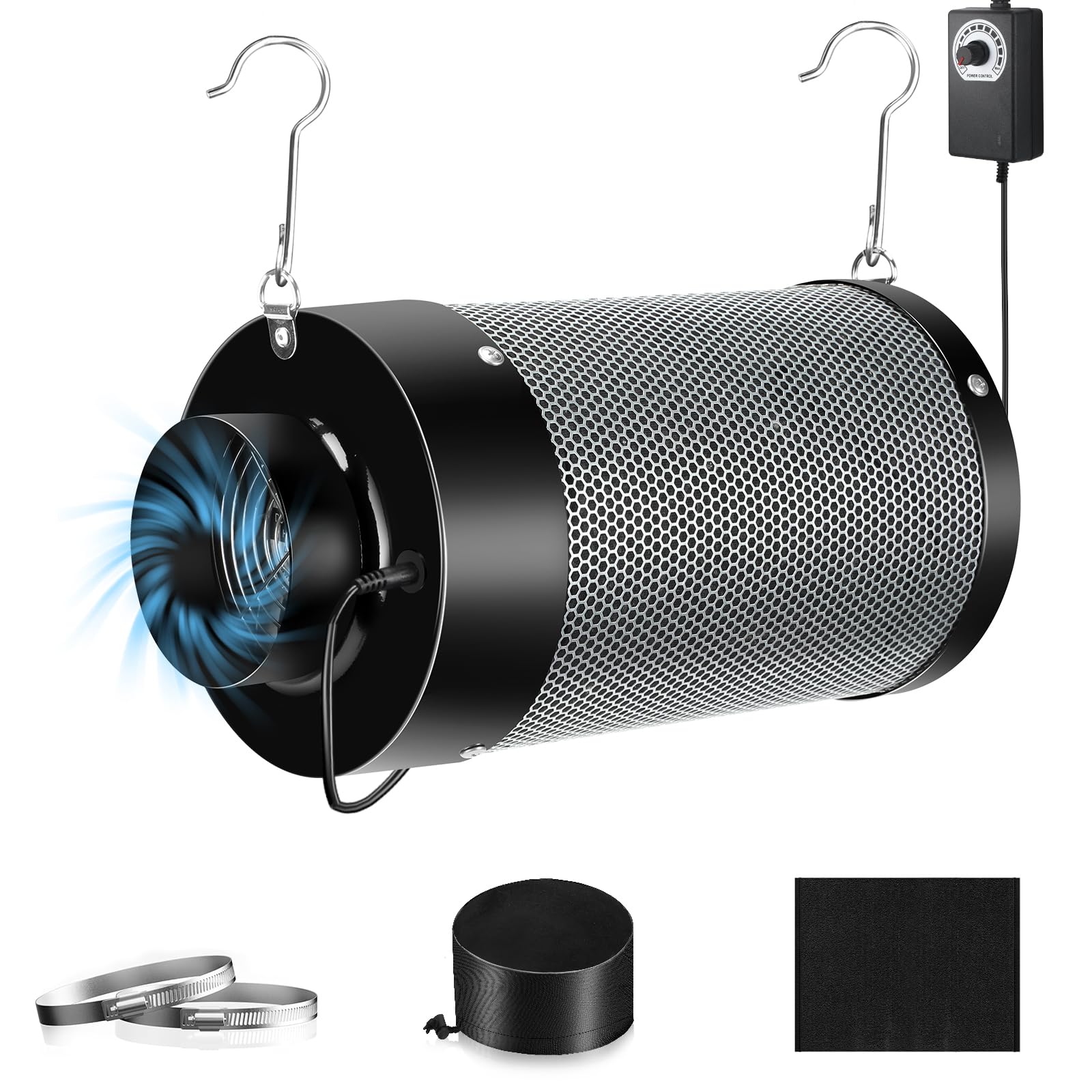 Photo 1 of ATOUR 4" Air Carbon Filter & Fan Combo