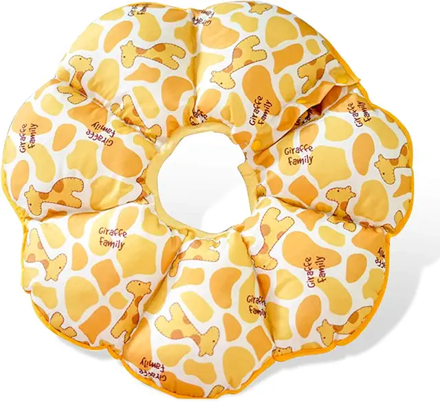 PETCUTE Inflatable Dog Collar - Soft Flower Recovery Cone for Wound Healing