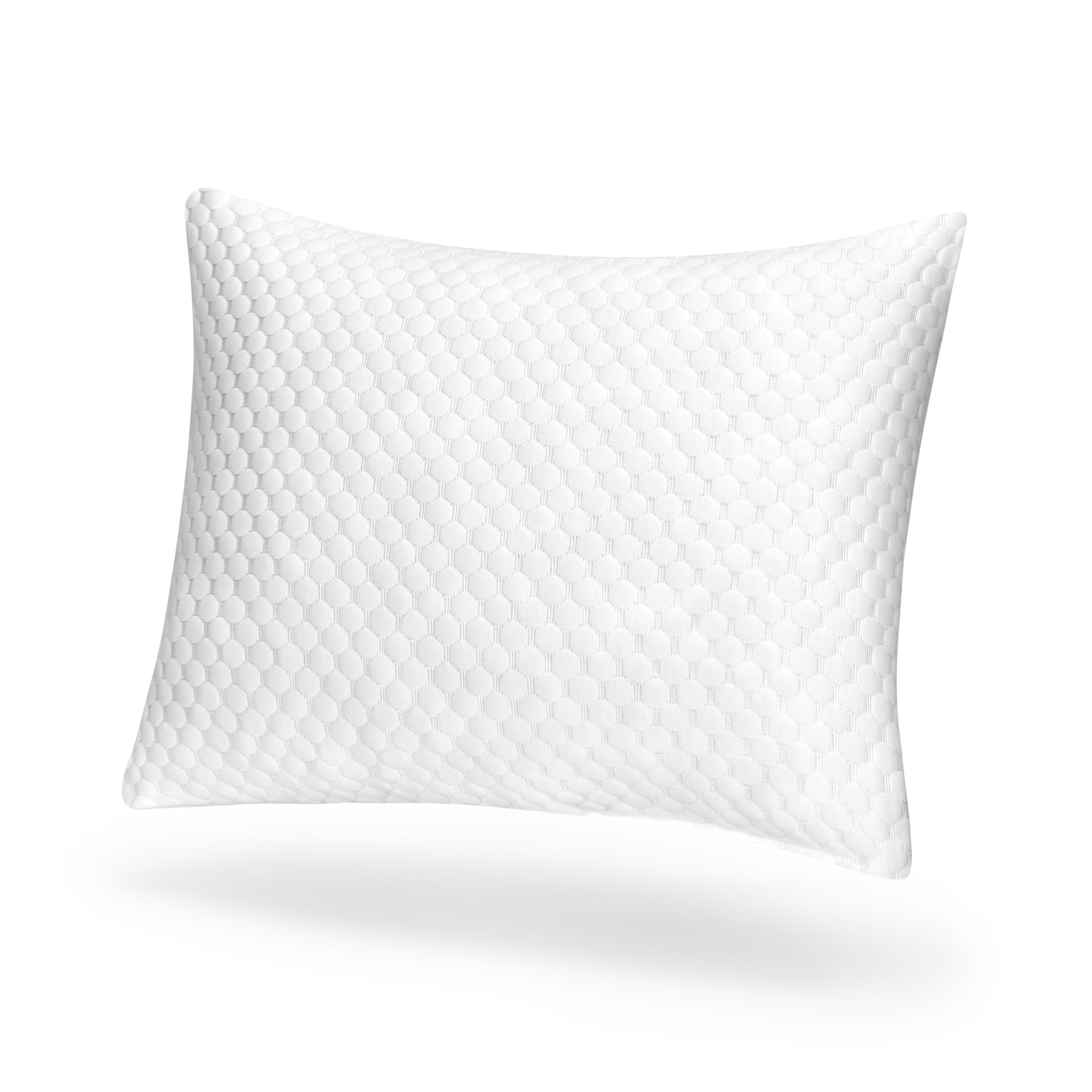 Eco Pillow Soft Support Hypoallergenic Antimicrobial Breathable Machine Washable Pillow for Cleaner Cooler Sleep Travel
