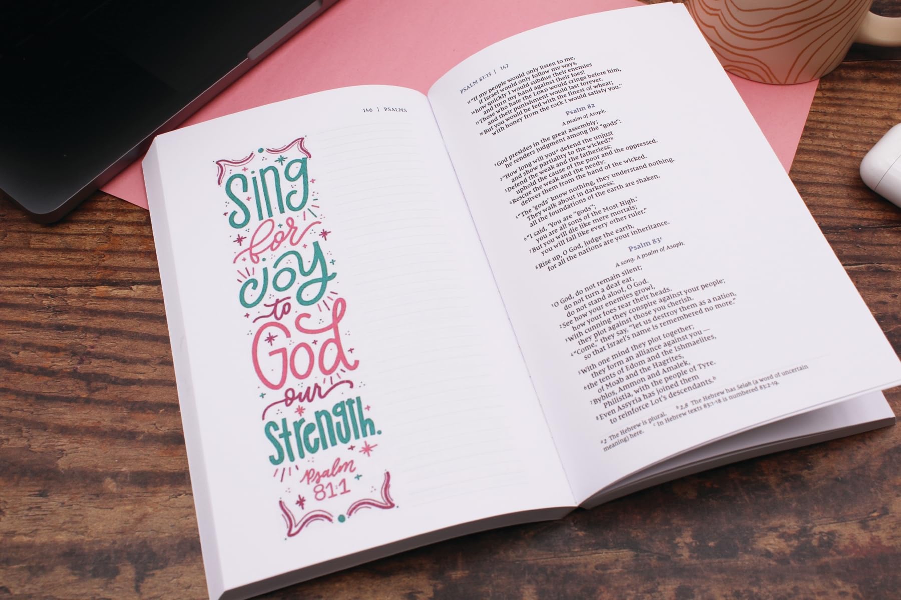 NIV, Beautiful Word Bible Journal, Psalms, Paperback, Comfort Print - Image 4