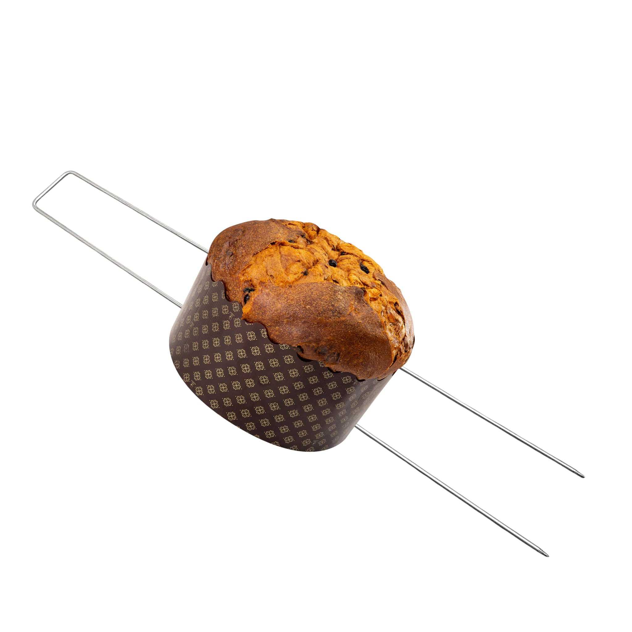 FOUR SERVICE, Épinglettes de fourche pour Panettone et Colombe en acier inoxydable 10 pièces - 60 cm, F950.003.5