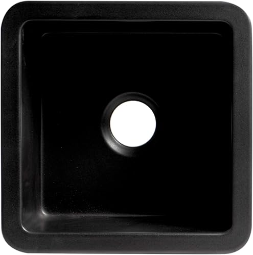 Miniatura 6 de ALFI brand ABF1818S-BM - Fregadero de cocina, negro mate