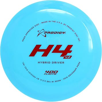 Prodigy Disc 400 H4 V2 | Hybrid Driver Disc Golf Disc | Extremely Durable | Control with a Variety of Shot Shapes | Colors May Vary