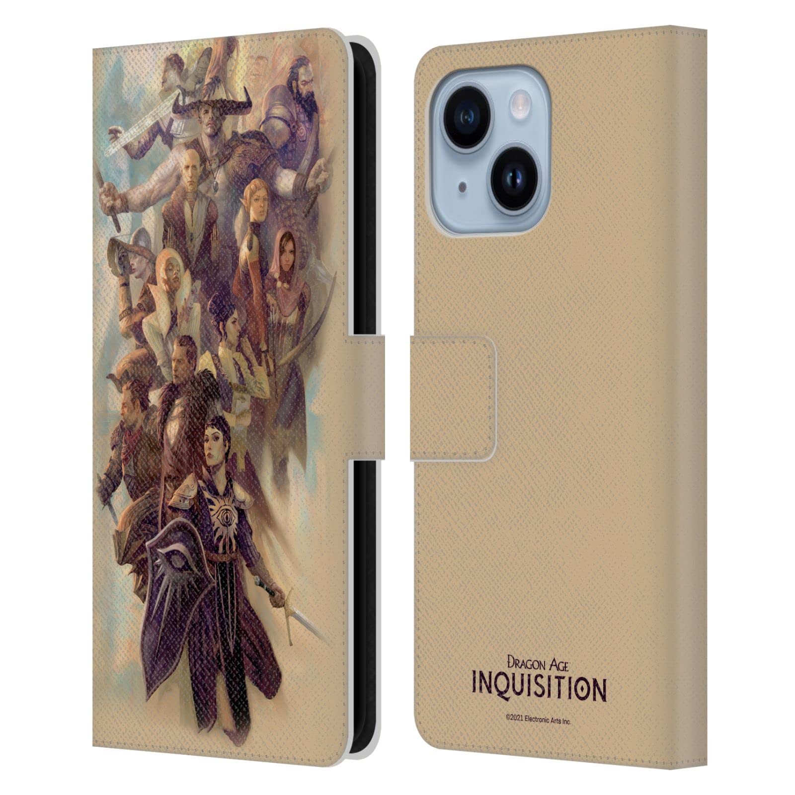 Étui Dragon Age iPhone 14 Plus protège écran et range cartes intégré