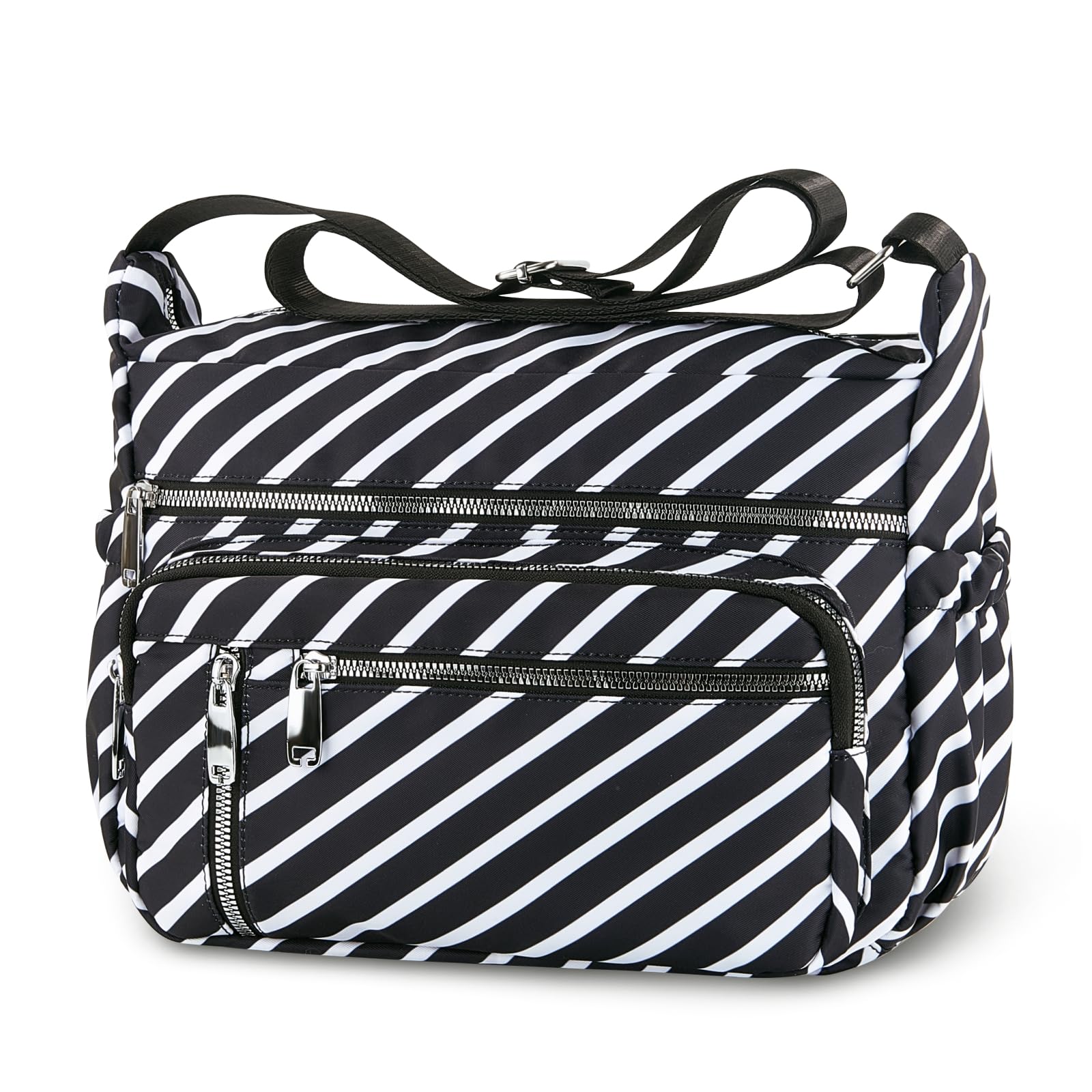 NPBAG Crossbody Bag for Women, Shoulder Purse Handbag Messenger Bag, Trendy Pocketbooks, Waterproof and Multi-Pockets