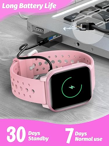 Miniatura 6 de Reloj inteligente para niños y niñas, reloj inteligente para niños, regalos para niños de 4 a 16 años con modo de sueño, 19 modos deportivos,