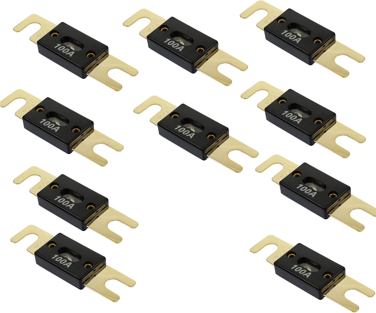 100 Amp ANL Inline Fuse by Voodoo Car Audio for Fuse Holder (40 Pack)