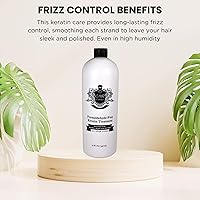 Vista 5 de Cuidado del cabello con queratina sin formaldehído, cuidado alisador del cabello para cabello sedoso y sin encrespamiento, enriquecido