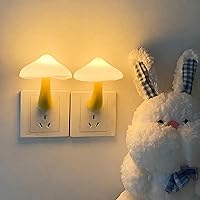 Vista 12 de iBetterLife - Lámpara de pared LED con sensor de luz nocturna en forma de hongo, lámpara de ensueño para dormitorio, linda lámpara de hongo