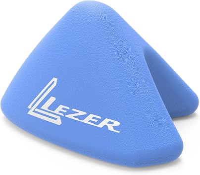 LEZER Massage Ball, Manual Deep Trigger Point Stimulation Technology, Hip Hook, Muscle Tightness Relief Tool, Deep Tissue Relief, Hip Flexors, Intestine, Back Locks Muscle, Hand and Foot Fasciitis 2.9 x 2.1 inches Blue
