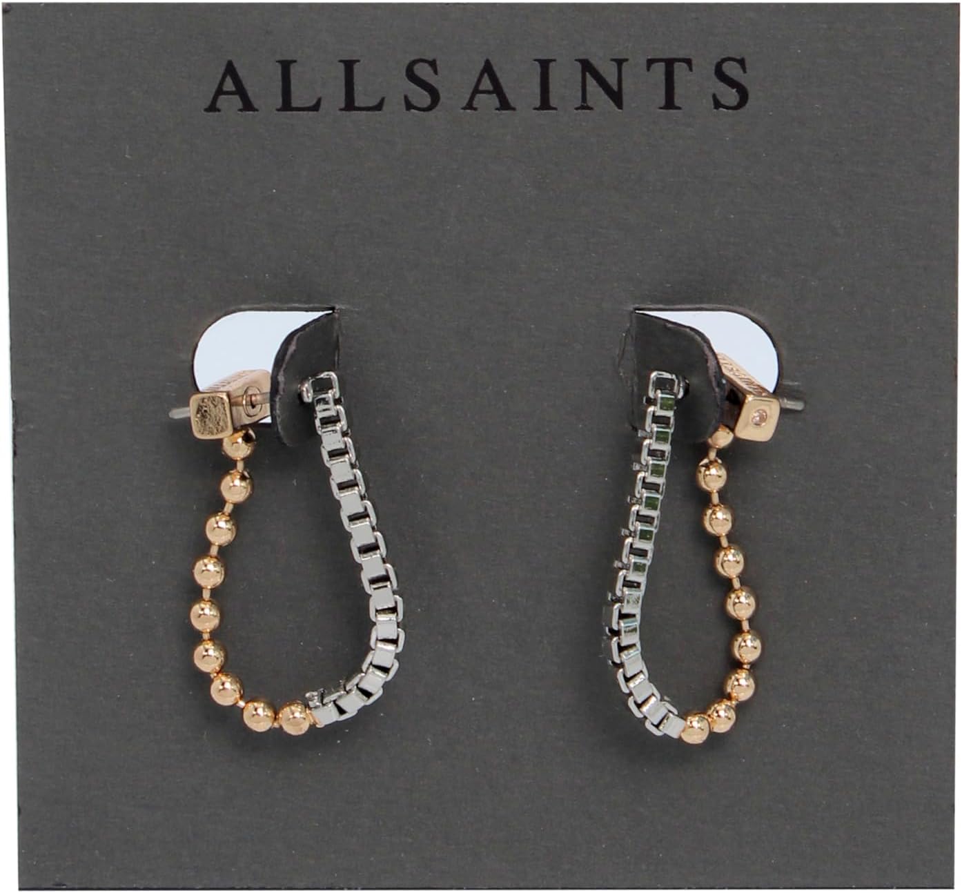 AllSaints Women's Mixed Chain Earrings