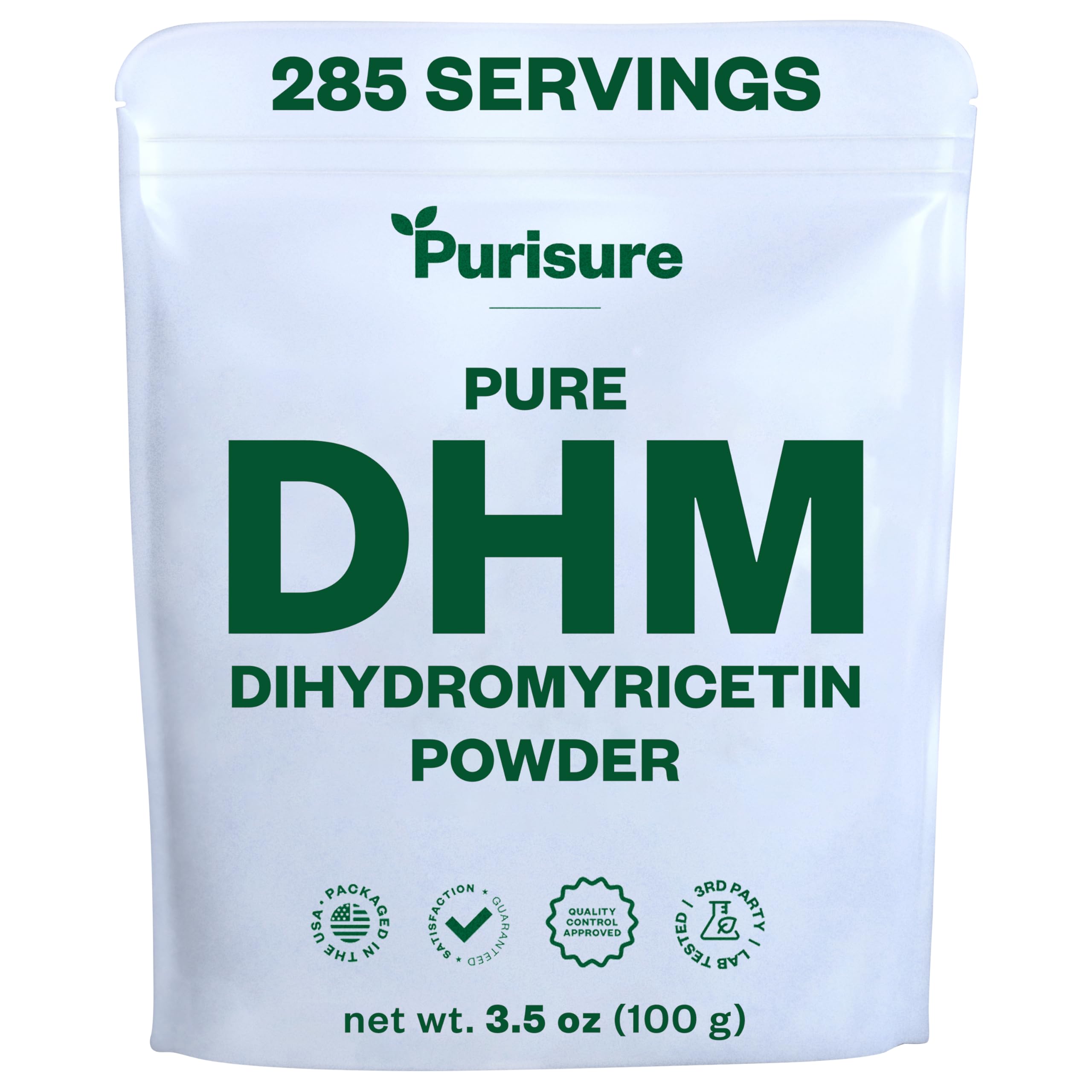 Dihydromyricetin Powder, 100g, 100% Pure DHM Supplements, Liver Support and Overall Wellness, Premium Quality DHM Supplement, Dihydromyricetin (DHM) Powder for Worry-Free Night Outs
