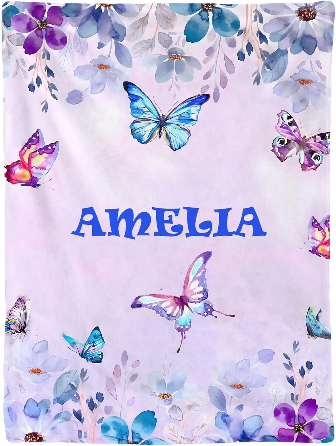 Personalized Baby Blankets for Girls,Customized Baby Blankets for Girls Custom Baby Blanket with Name,Personalized Baby Gifts,Best Gift for Baby,Newborn