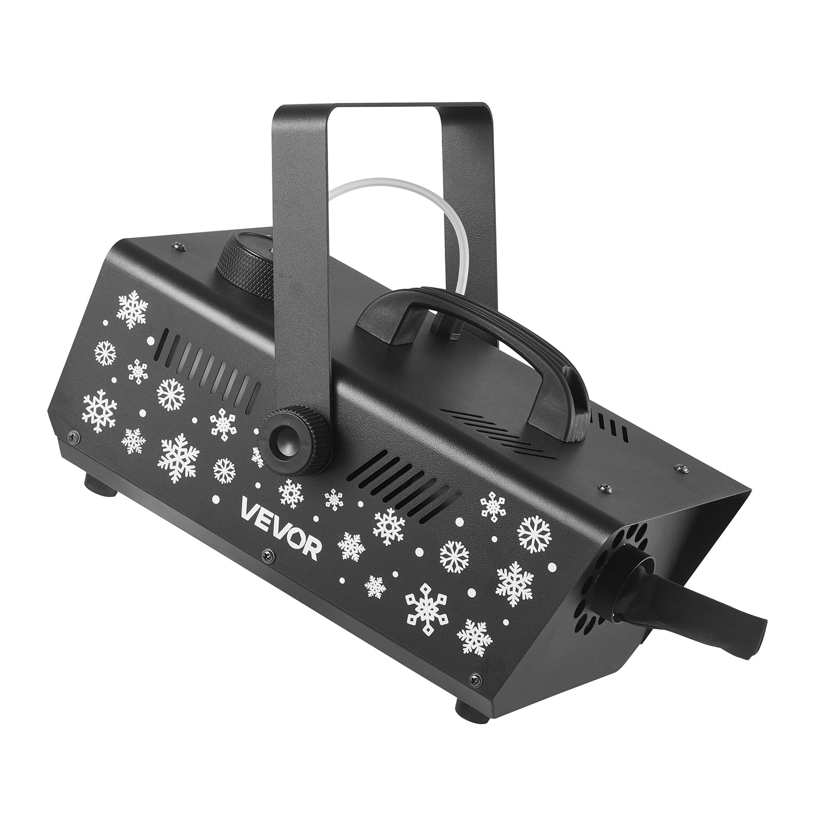 VEVOR Machine à Neige, 650 W, Machine à Flocons de Neige Artificielle Portative Suspendue, avec Poignée Portable, pour DJ, Fêtes de Noël, Effet de Scène, Décoration de Mariage, Extérieur et Intérieur