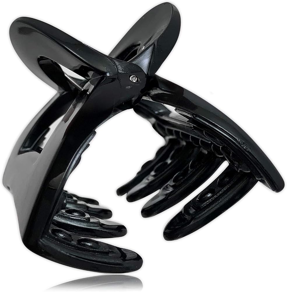 Scunci No-Slip Grip 5.5 cm Jaw Clips, women unisexAll Day Hold, 2-Count Per Pack (1-Pack Total)