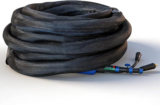 Polyurethane Heating Hose 49ft/15M Foam Heated Pipe Compatible with Graco Spray Machines, Hose Heater for Polyurea and Polyurethane Two-Component Materials