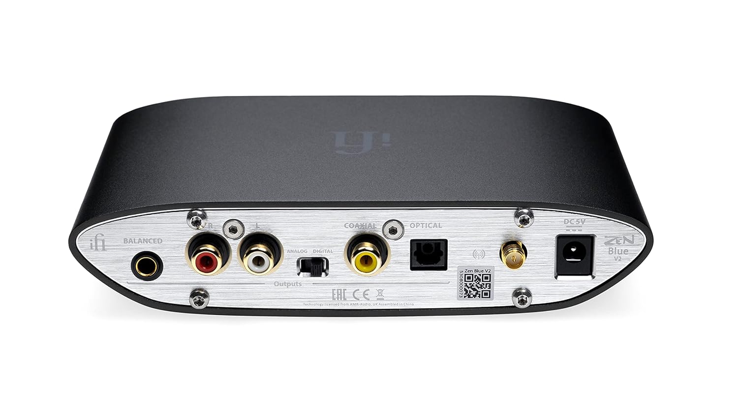 Flash Deals - 40% OFF iFi Zen Blue V2 - HiFi Bluetooth 5.0 Receiver Desktop DAC for Streaming Music to Any Powered Speaker, A/V Receiver, Amplifier - Outputs - Optical/Coaxial/SPDIF/BRCA / 4.4 Balanced (US Version) Super Brands iFi Zen Blue V2 - HiFi Bluetooth 5.0 Receiver Desktop DAC for Streaming Music to Any Powered Speaker, A/V Receiver, Amplifier - Outputs - Optical/Coaxial/SPDIF/BRCA / 4.4 Balanced (US Version)