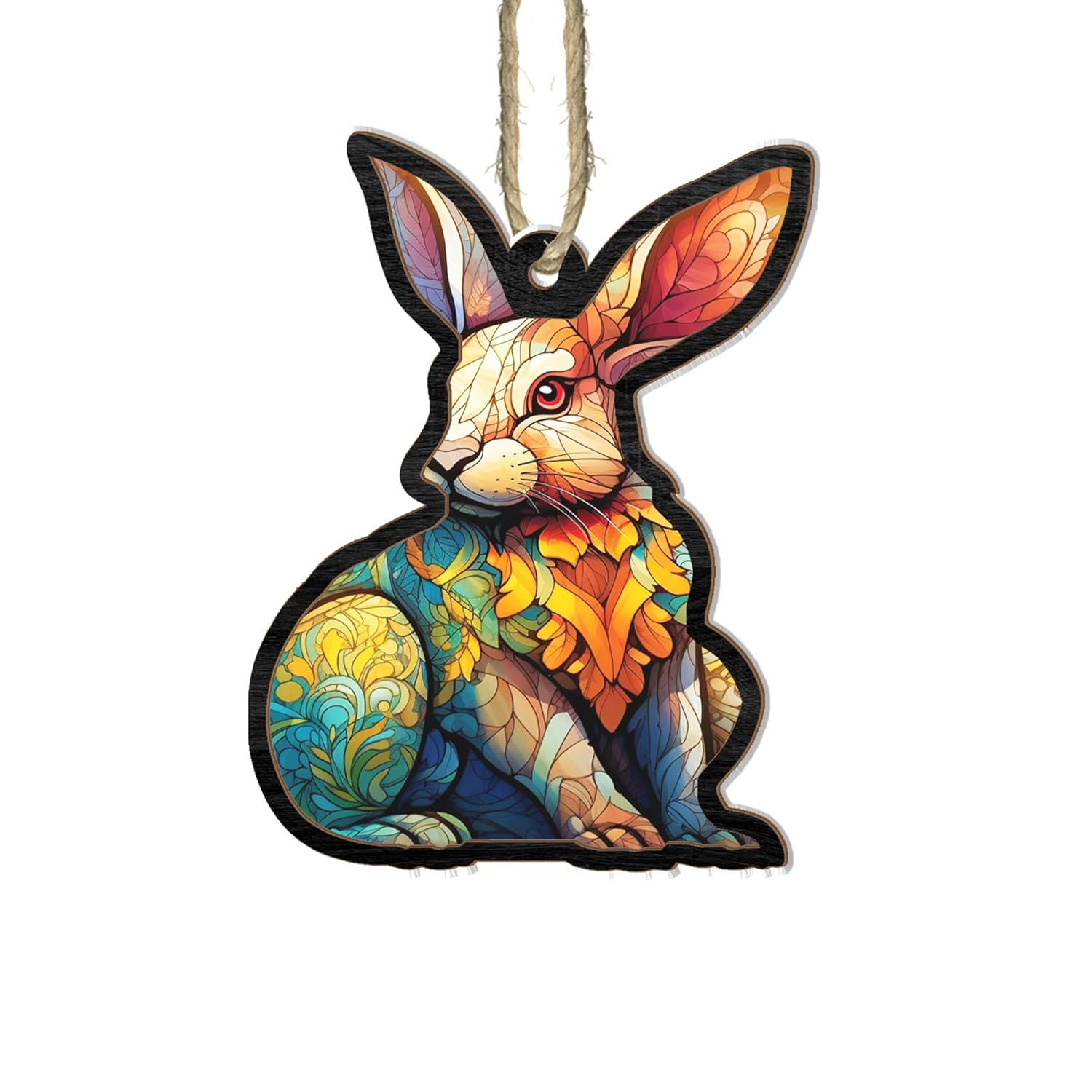 Elivita Rabbit Suncatcher, Rabbit Ornament, Rabbit