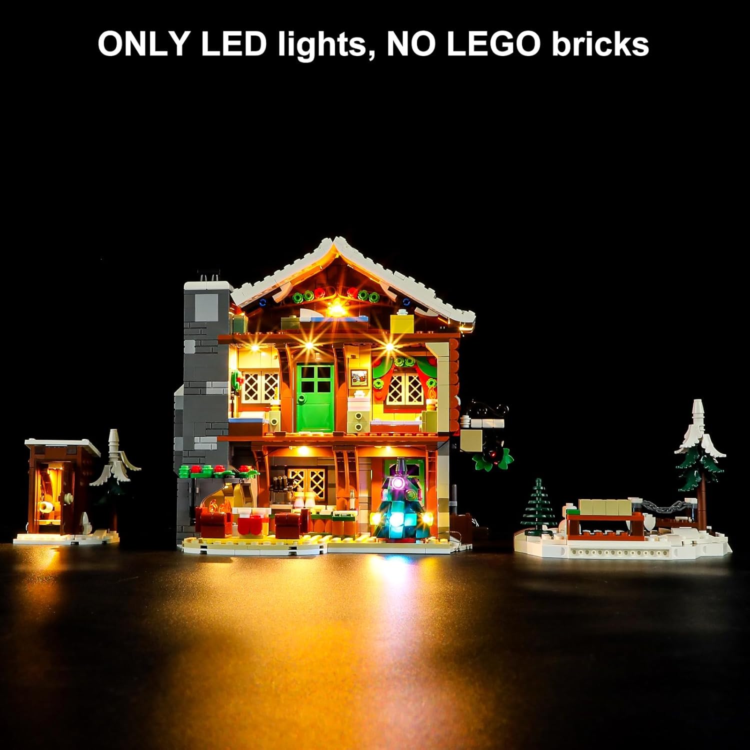 Vaodest LED Light for Lego 10325 Alpine Lodge Set,Design and Configuration Compatible with Model 10325(LED Light Only, Not Building Block Kit)