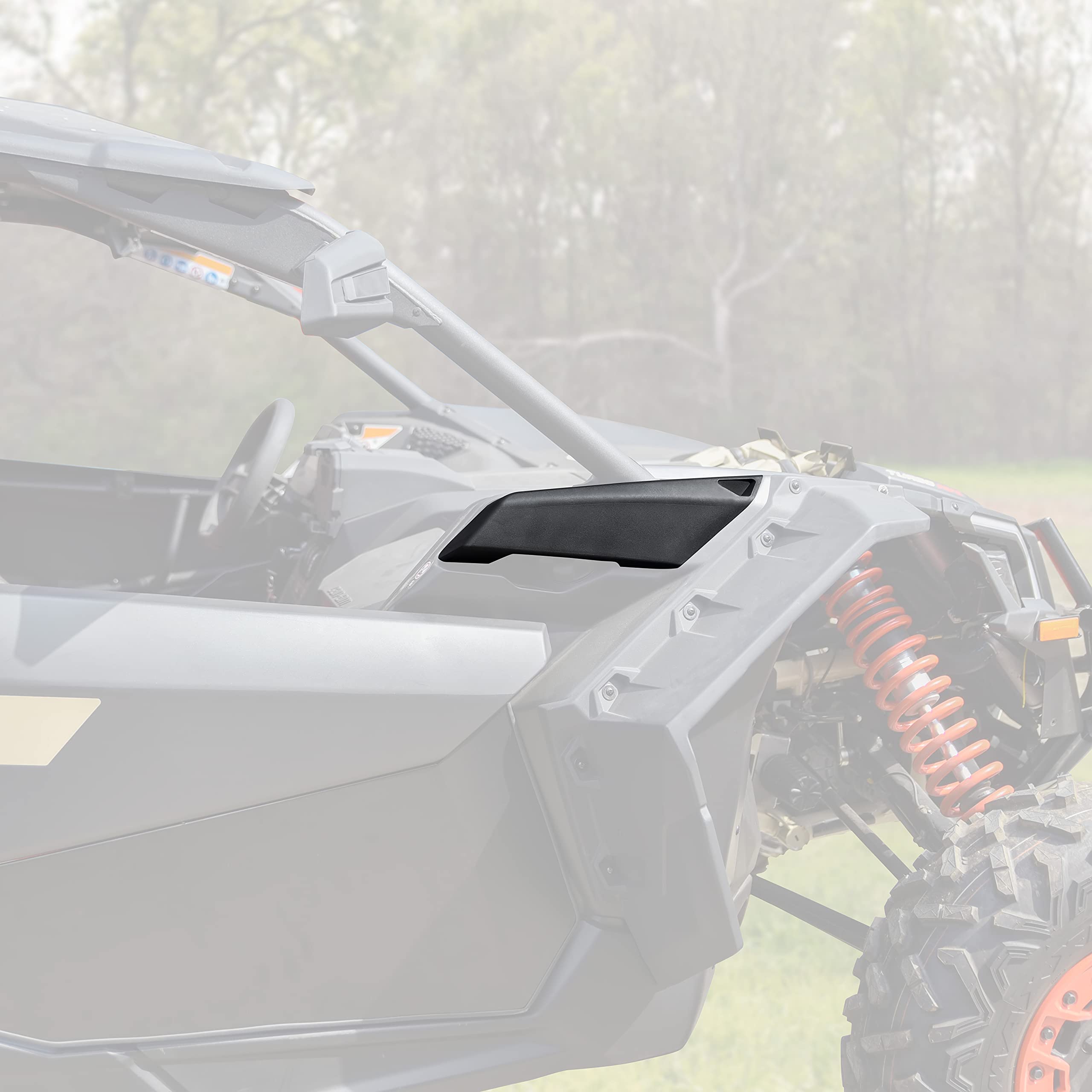 Couvercle latéral pour couvercle de réservoir de gaz Maverick X3 17-20, SAUTVS côté passager pour Can Am Maverick X3 XDS XRS 2017-2020 (1 pièce, pièce de rechange # 705010334)