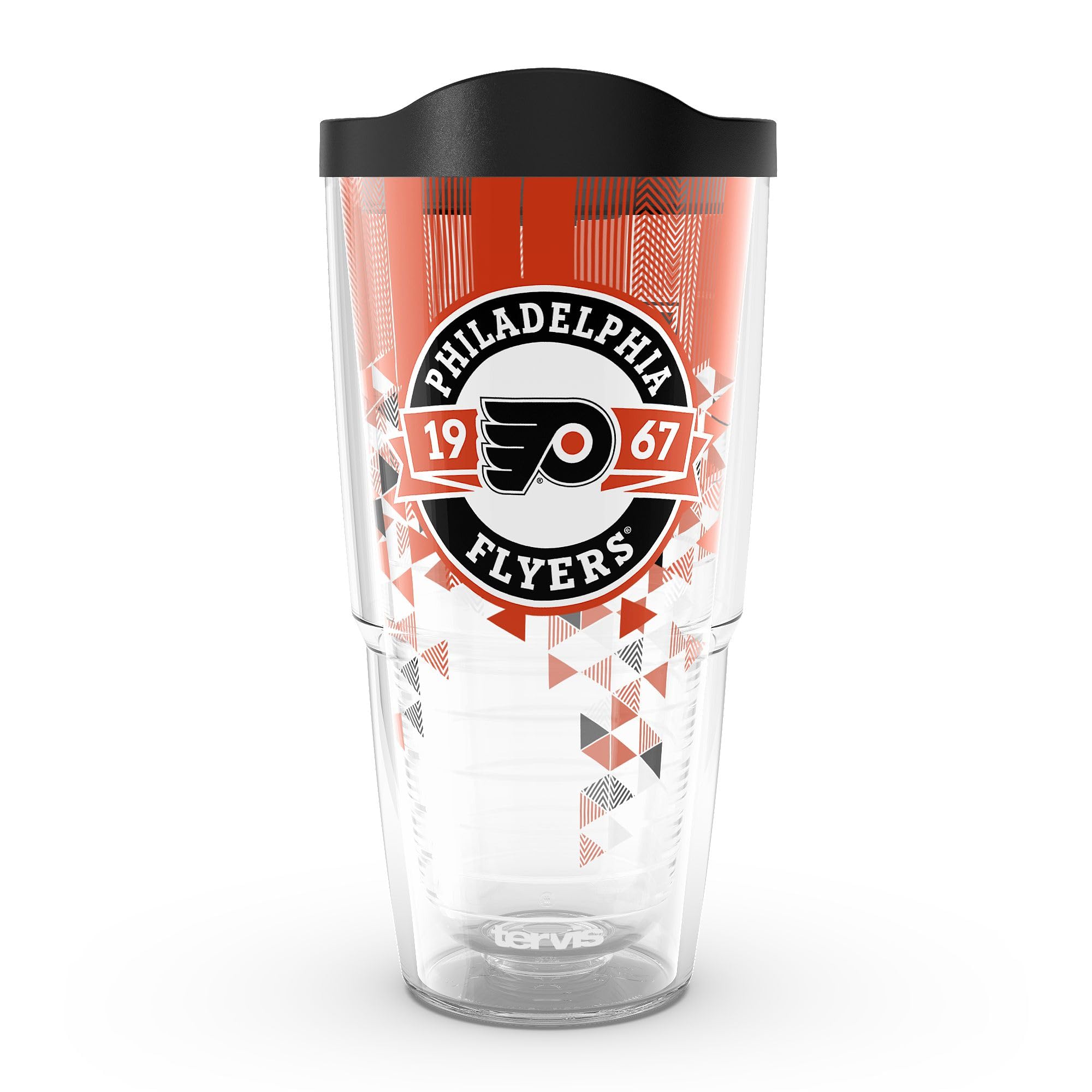 Tervis NHL Philadelphia Flyers - Shatter Made in USA Double Walled Insulated Tumbler Travel Cup Keeps Drinks Cold & Hot, 24oz, Classic