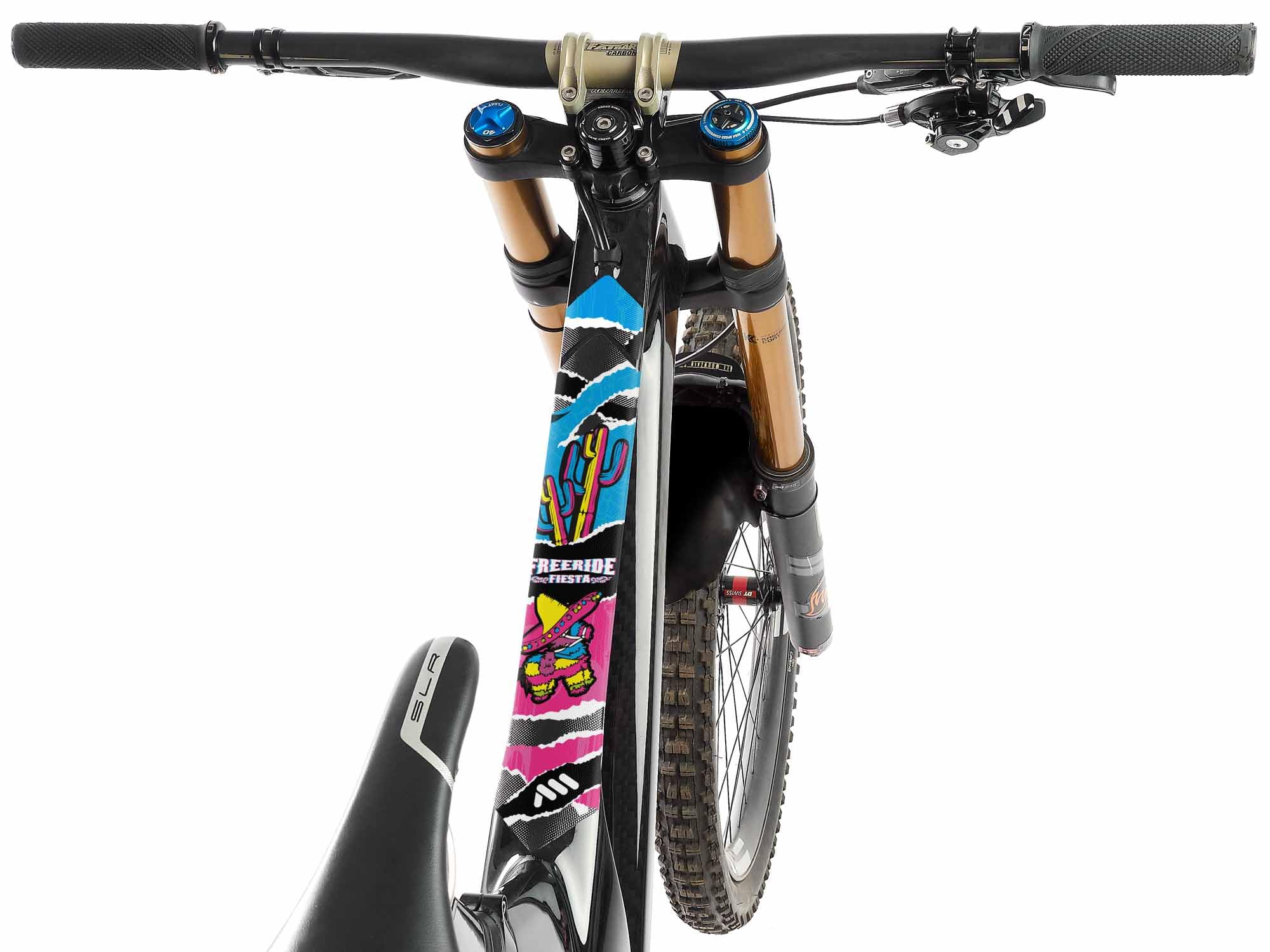 All Mountain Style | Protezione telaio bicicletta MTB | Protezione adesiva telaio bici modello extra con 10 protezioni | Protegge la tua bici da graffi e urti