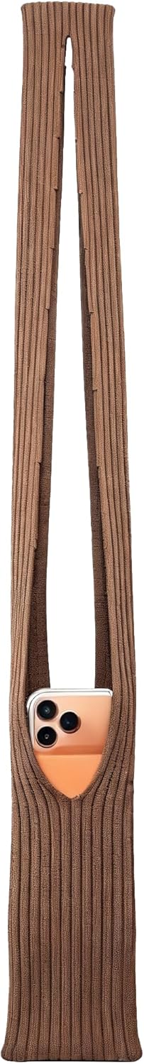 Knitted Long/Short Shoulder Phone Bag,Small Crossbody Purse,Phone Pouch for All Models Phone Pocket