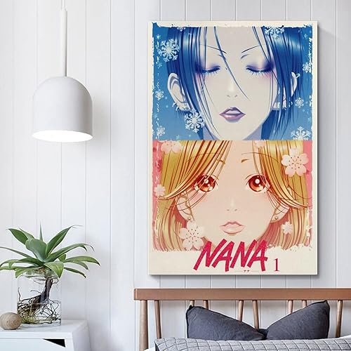 Miniatura 5 de SHAHU Póster de anime Nana para dormitorio, decoración de pared estética, lienzo de 12 x 18 pulgadas (11.8 x 17.7 in)