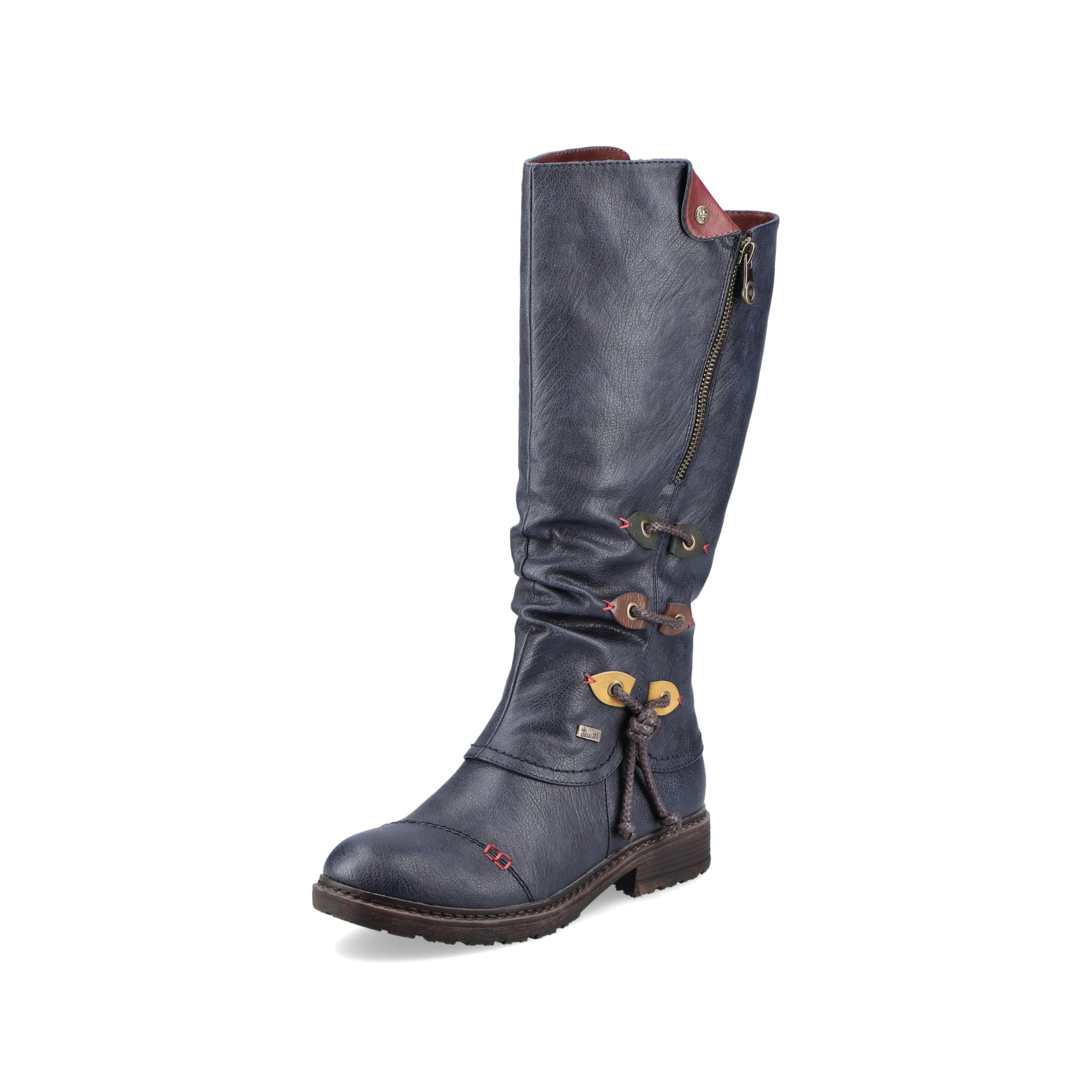 Rieker Women's 94791 Fashion Boot,Blue, 3.5 UK