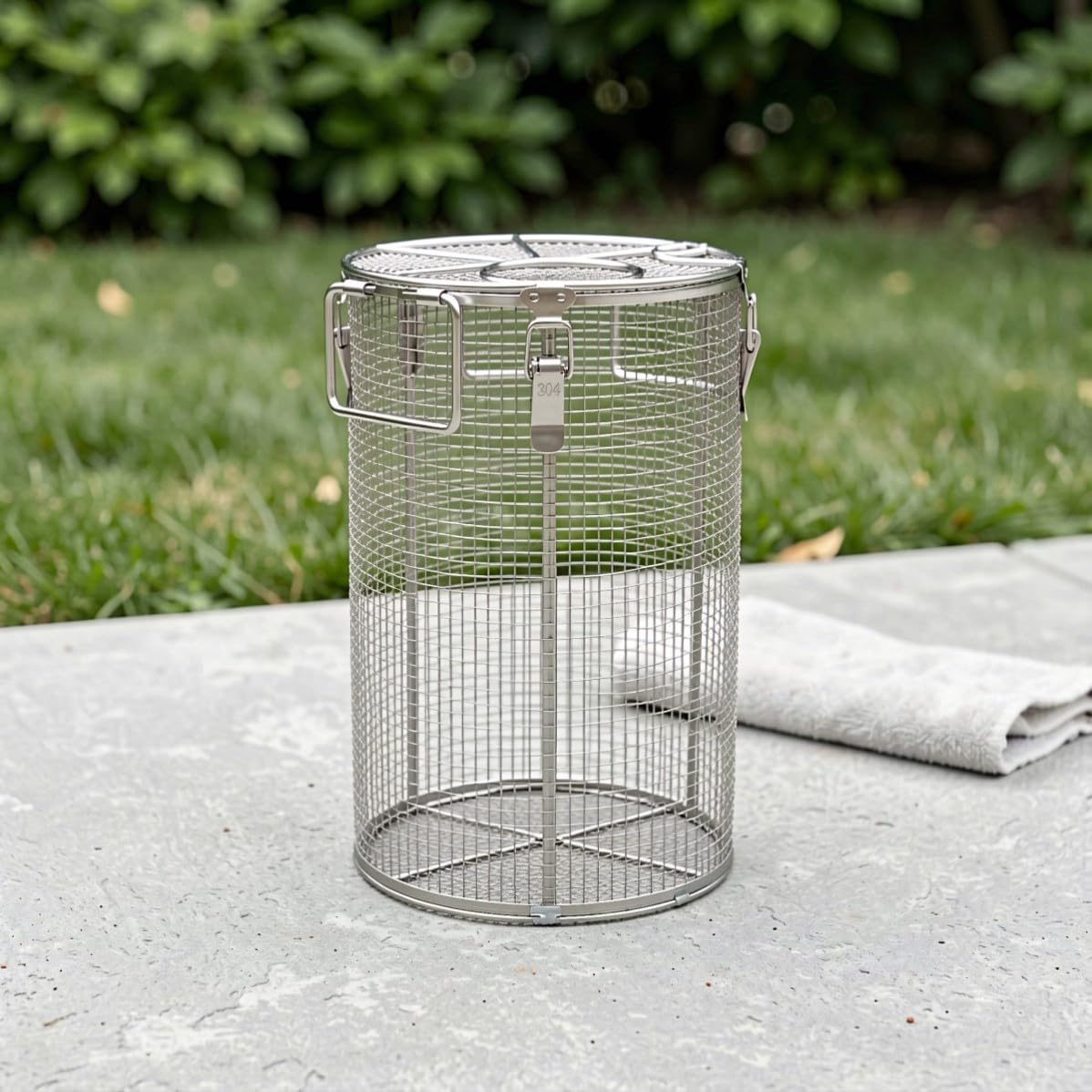 Hemobllo Edelstahl Tauchpumpen Filterkorb mit Mesh Design