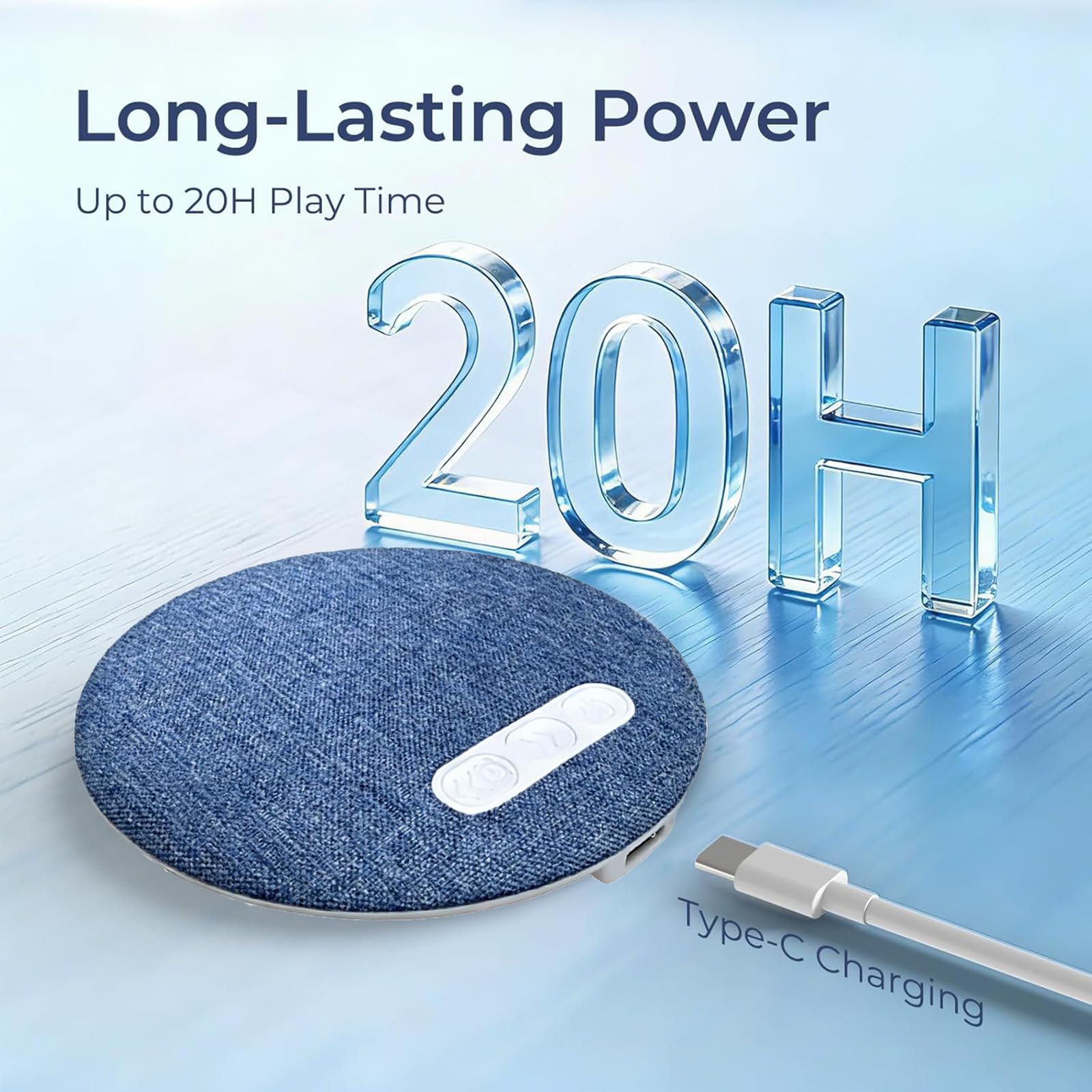 Pillow Speaker,Bluetooth Pillow Speakers for Sleeping,Under Pillow Speaker with White Noise Timer,Stereo Sound, No Headphones Needed，Suitable for Adults to Help Them Sleep — view 7