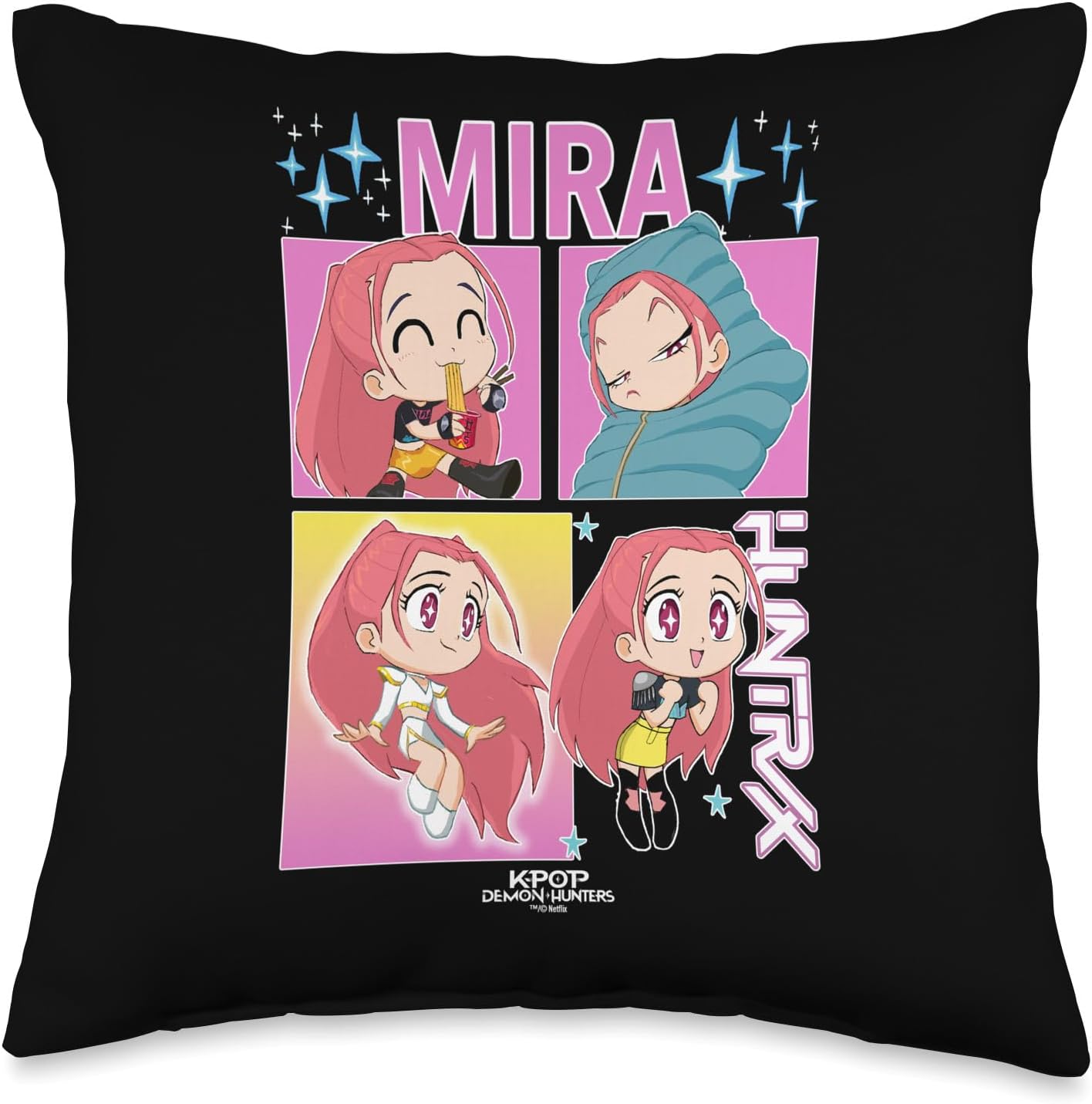 Kpop Demon Hunters Rumi Officially Licensed Throw Pillow