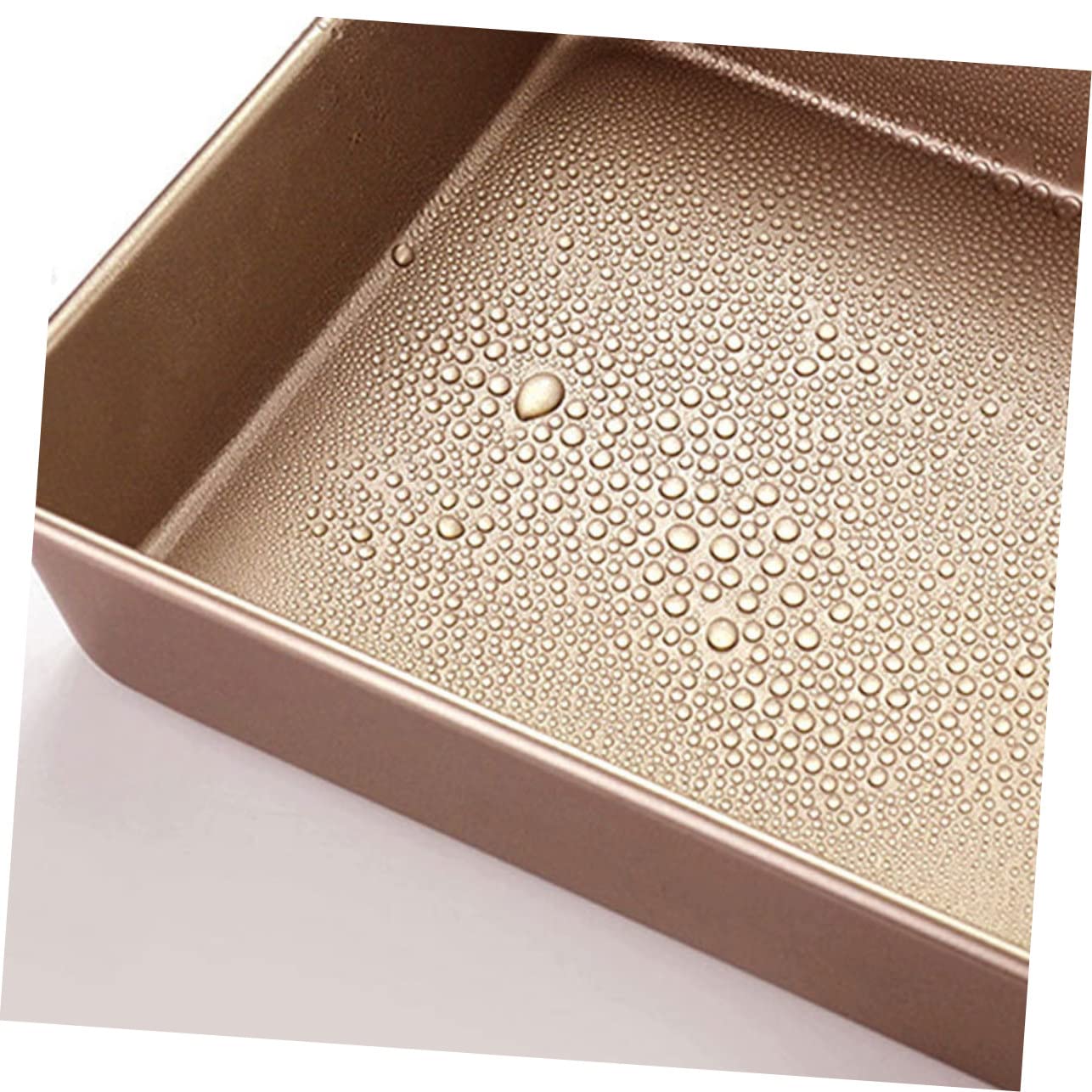 POPETPOP Molde Antiadherente Acero Inoxidable Hornear de Cuadrado Pasteles para Dorado Superficie Lisa Multiusos Repostería y Cocina