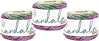 Vista 39 de Lion Brand Yarn Mandala Ombré Yarn with Vibrant Colors, Soft Yarn for Crocheting and Knitting, Harmony, 1-Pack