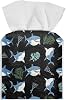 AFPANQZ Shark Tissue Box Cover for Womens Girls PU Leather Tissue Holder Square Facial Tissue Case Facial Paper Box Bathroom Office Bedroom Perfect Cube Cover Napkin Holder Case