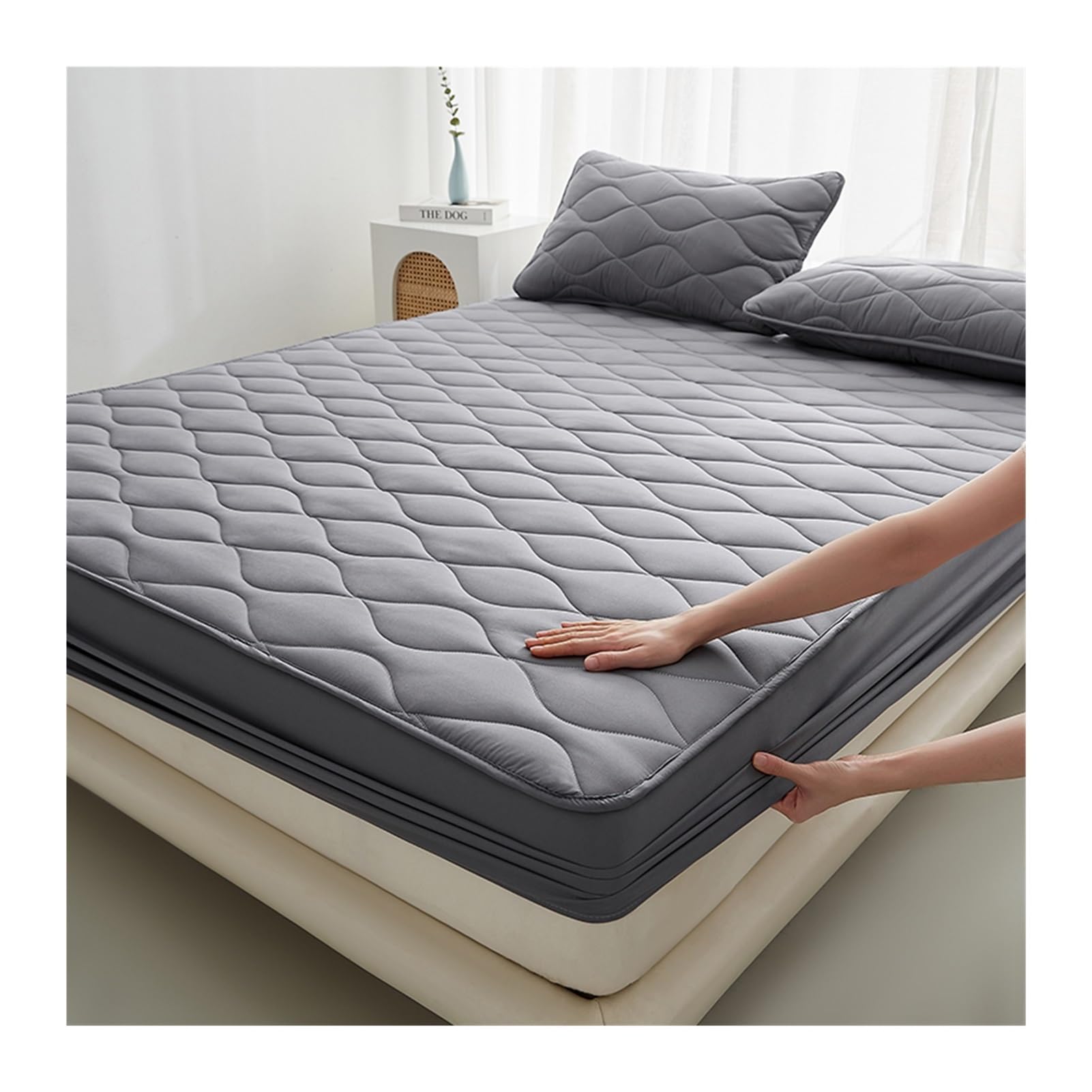Viscoflex Cubrecolchon Tamano Individual Xl, Acolchado Para