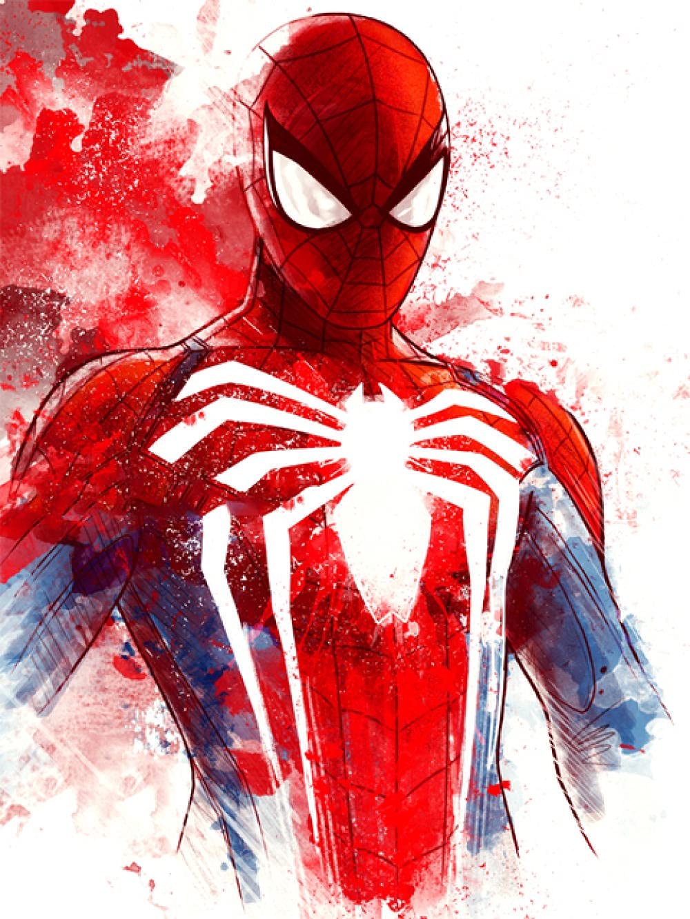 Amazon.co.jp: 抽象水彩マーベルスーパーヒーローキャンバス絵画