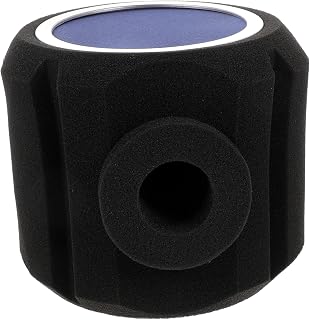 Generic 2 Peças Capa De Esponja Para Microfone Microfone Doméstico Proteção Contra Ruído Protetor De Microfone Gabinete De Microfone Guarda De Microfone Gravação Escudo De