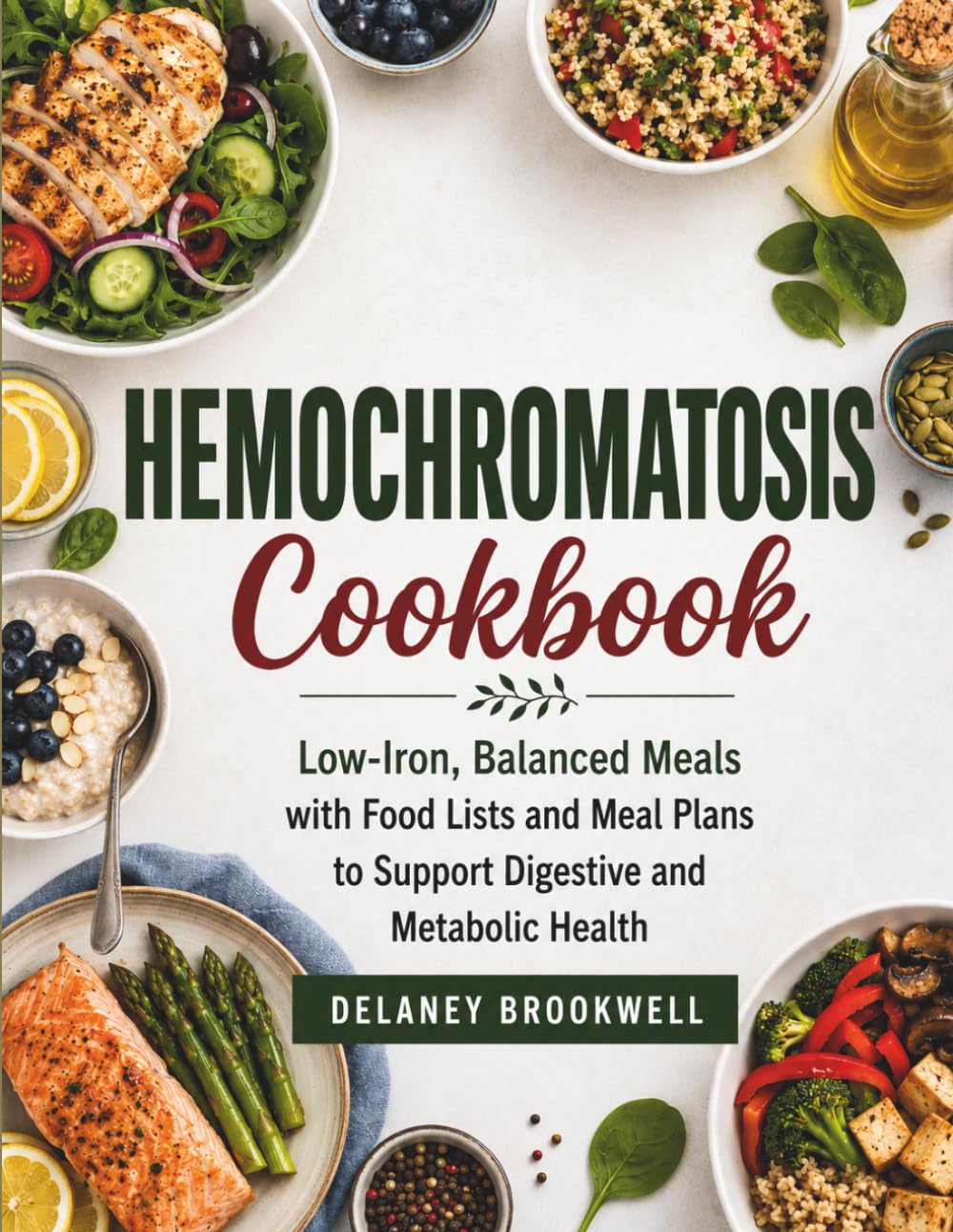 Hemochromatosis Cookbook: Low-Iron, Balanced Meals with Food Lists and Meal Plans to Support Digestive and Metabolic Health