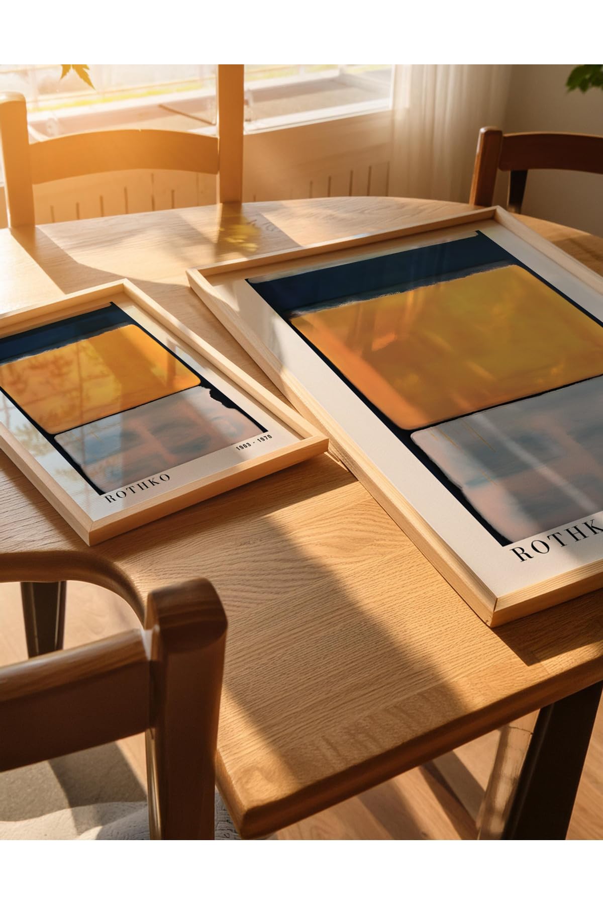 Fark Tanıtım Rothko Çerçevesiz Poster, Modern Dekoratif Çerçevesiz Poster, Tablo, Rothko-4, 21 x 30