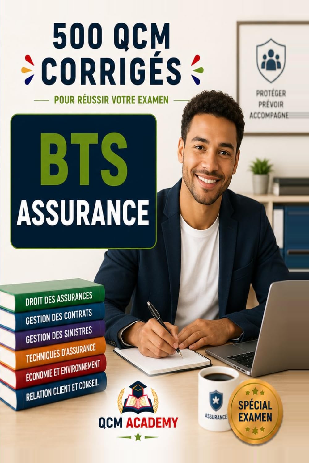 BTS Assurance: 500 QCM Corrigés | Distribution, gestion des contrats et des sinistres | Cahier d'entraînement pour réussir l'examen et préparer la ... personnes, sinistres | Annales et révision