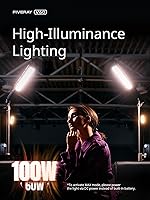 Vista 4 de ZHIYUN V60 - Combo de varitas de luz de video, portátil de 60 W LED regulable, iluminación de fotografía de mano para estudio fotográfico