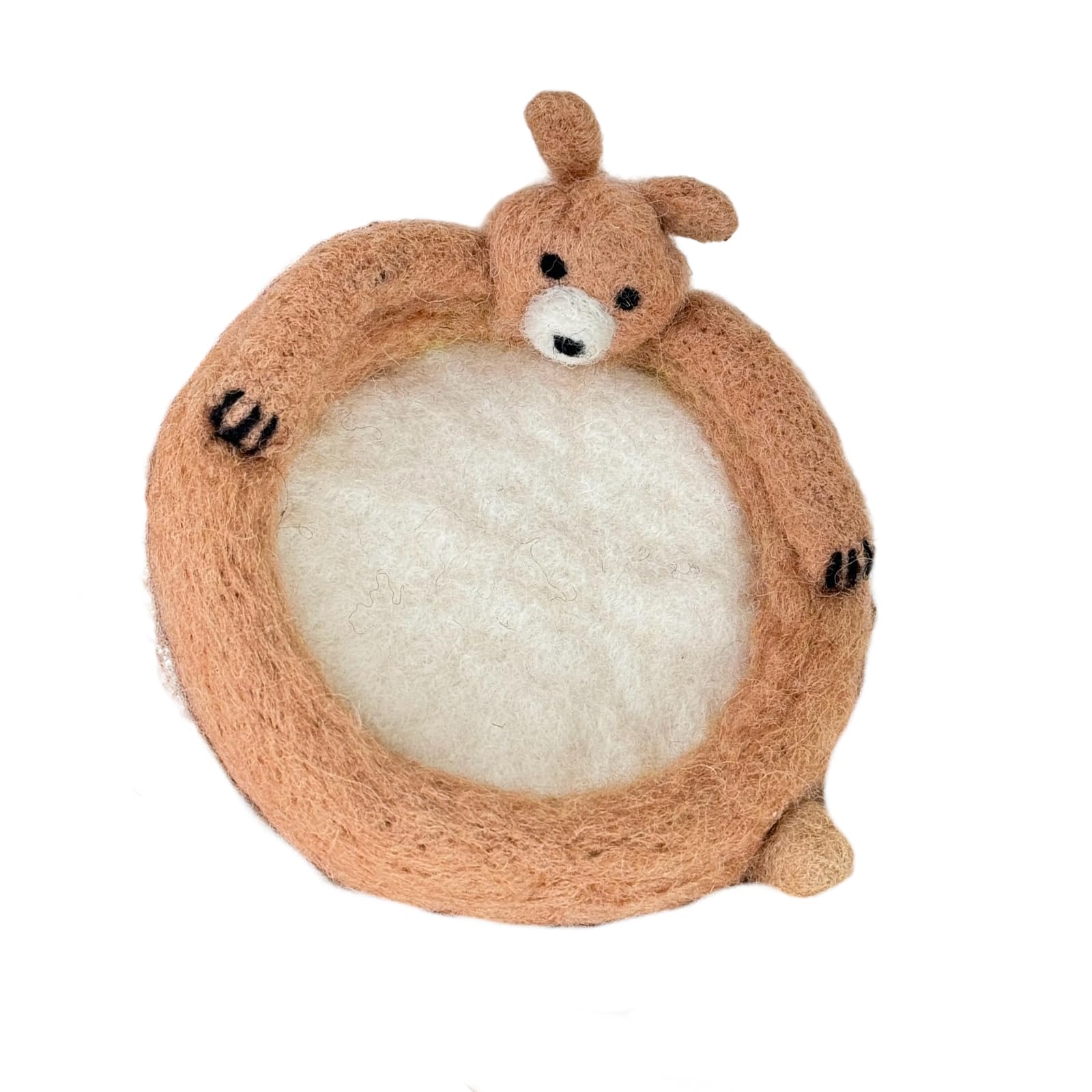 Multifunctional Unique Animal Coasters Insulated Wool Felt Mat Mug Dining Table Decoration Coasters